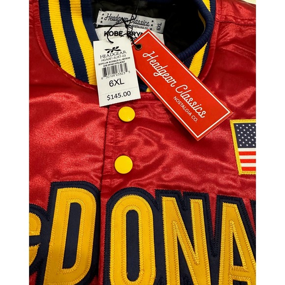 Kobe Bryant Headgear Classics McDonald's All American High School Satin Jacket - Picture 6 of 6